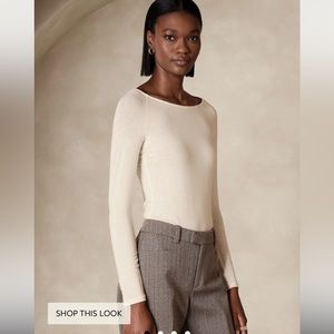 Banana Republic Loleta Wool-Blend Bodysuit NWT